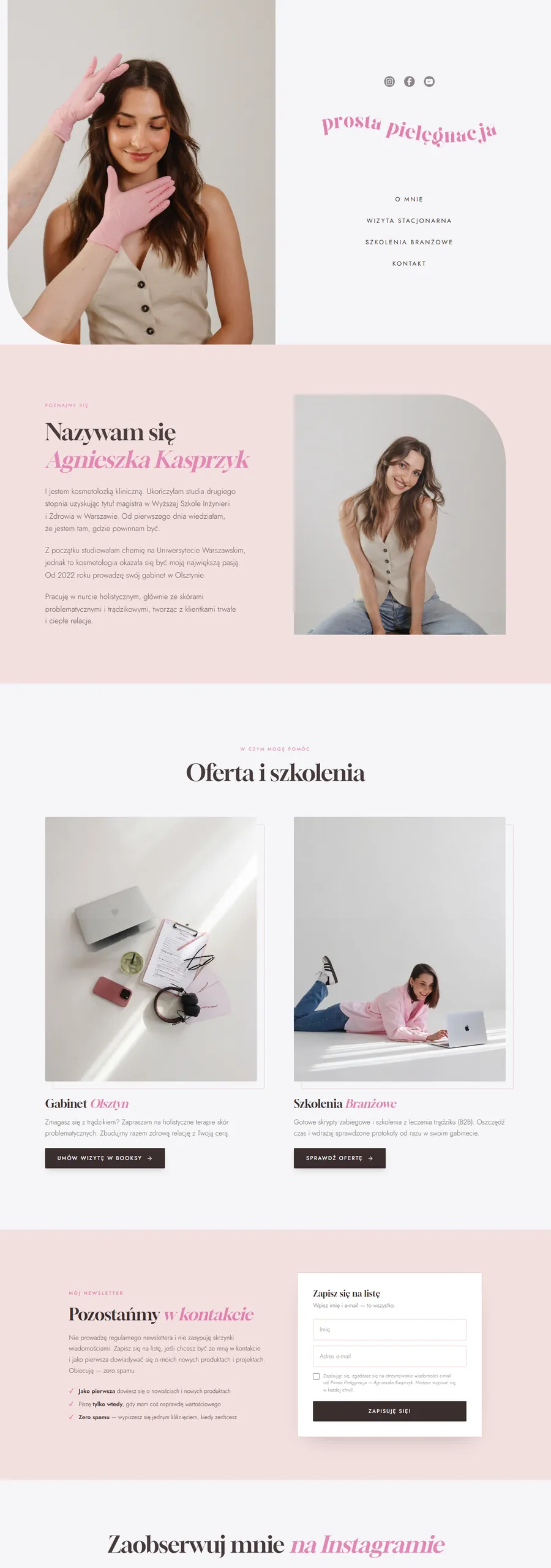 Home page of Prosta Pielęgnacja